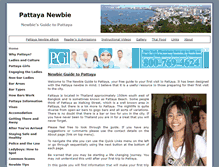 Tablet Screenshot of pattayanewbie.com